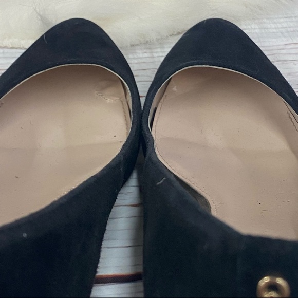 Cole Han grand zeros black suede pumps size 8B - Picture 6 of 12